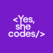 Yes, She Codes Logo